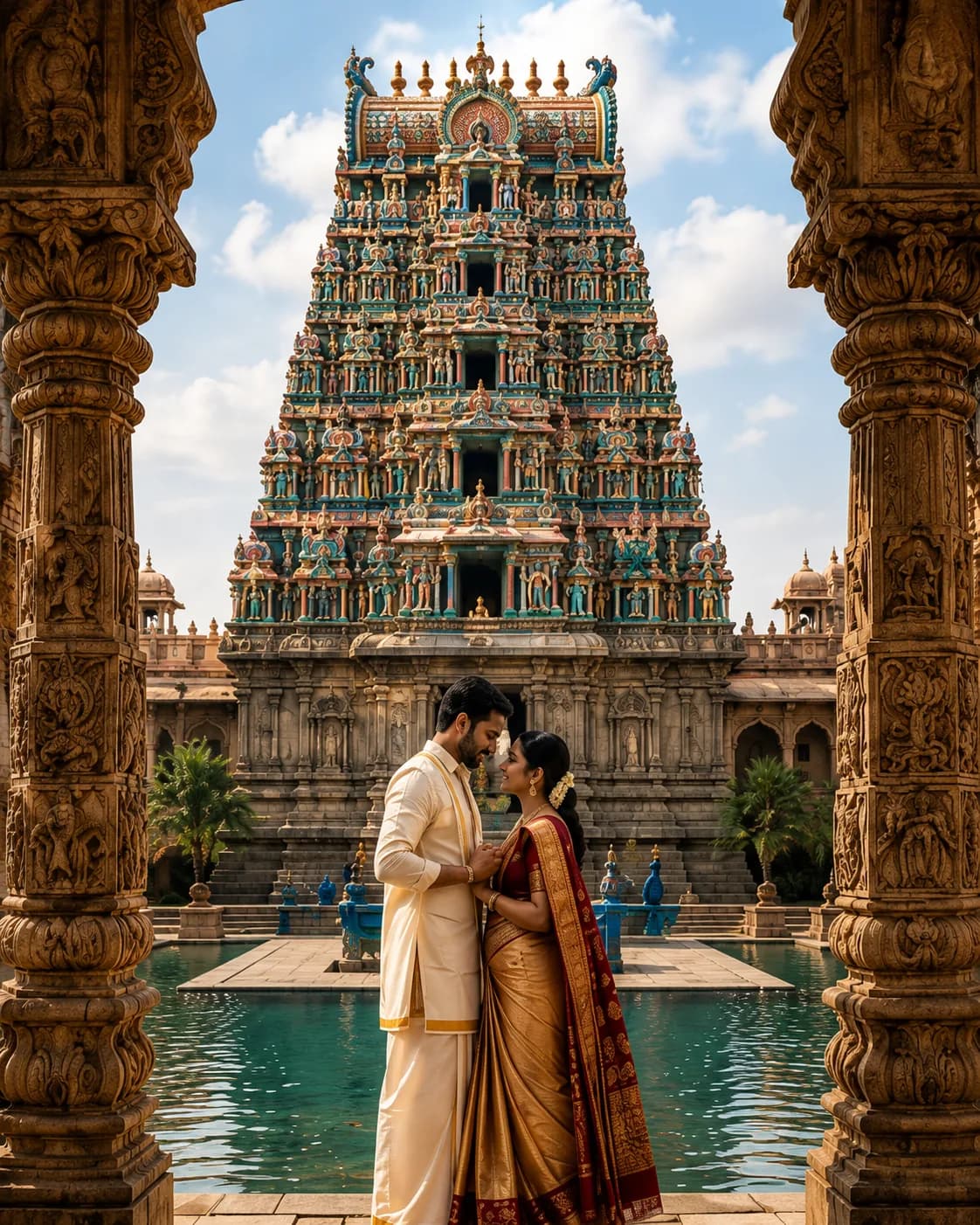 The Tamil Nadu invitation artwork